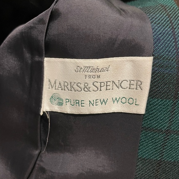 VINTAGE Marks and Spencer Wool Blazer - Picture 4 of 6